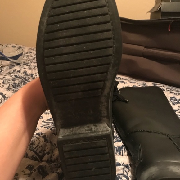 COACH tristee Black rain boot size 9 - Picture 6 of 6